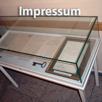 Impressum, Vitrine mit Briefen